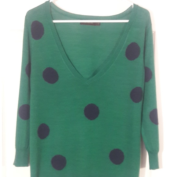 The Limited Sweaters - The limited L/S polka dot sweater
